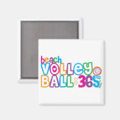 365 Beachvolleybal Magneet (Voorkant / Achterkant)