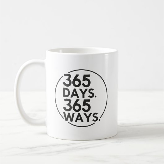 365 dagen, 365 manieren - succes, fitnessruimte, d koffiemok (Links)