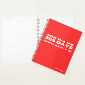 365 dagen rood 2025 Planner (Display)