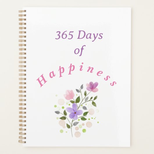 365 dagen van geluk planner (Voorkant)