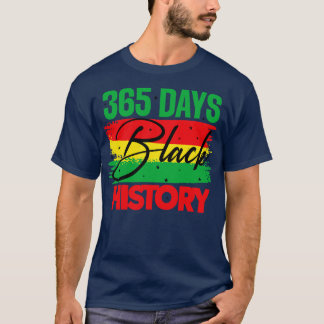365 DAGEN ZWARTE GESCHIEDENIS T-SHIRT