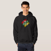 365 Days Black History Month Afro Melanin Proud Ce Hoodie (Voorkant volledig)