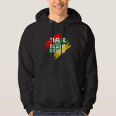 365 Days Black History Month Afro Melanin Proud Ce Hoodie (Voorkant)