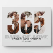 365 Days of Love 1st Anniversary Photo Fotoplaat (Voorkant)