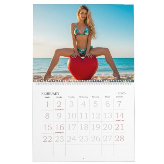 365 Days of Sunshine & Smiles – Bikini Beauty Kalender (Feb 2026)