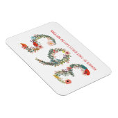 365 keer, niet vrezen, Floral Art Poster Magneet (Rechterzijde)