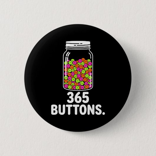 365 knoppen jar meme rebranding tracking doel  ronde button 5,7 cm (Voorkant)