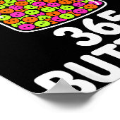 365 knoppen pot meme rebranding doel bijhouden  poster (Hoek)