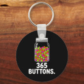 365 knoppen pot meme rebranding doel bijhouden  sleutelhanger (Voorkant)