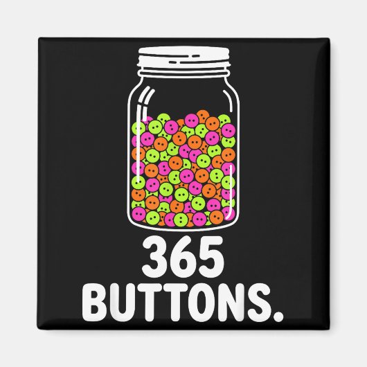 365 knoppen pot meme rebranding tracking doel  magneet (Voorkant)