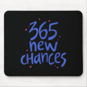 365 New Chances Hapness Quote Insrational  Muismat (Voorkant)
