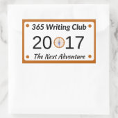 365 Schrijven Club Stickers! Rechthoekige Sticker (Tas)