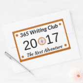 365 Schrijven Club Stickers! Rechthoekige Sticker (Envelop)