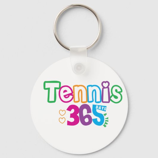 365 tenis sleutelhanger (Voorkant)