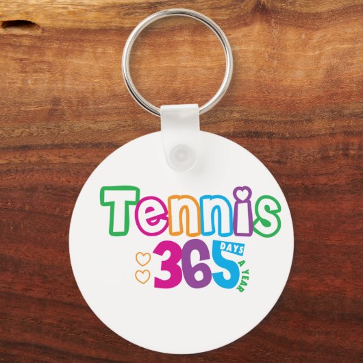 365 tenis sleutelhanger (Voorkant)