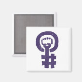 #365FeministSelfie Magneet (Voorkant / Achterkant)