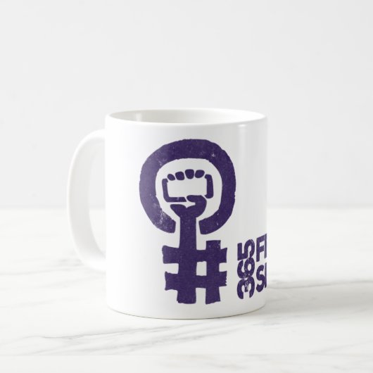 #365FeministSelfie-Mok Koffiemok (Voorkant links)