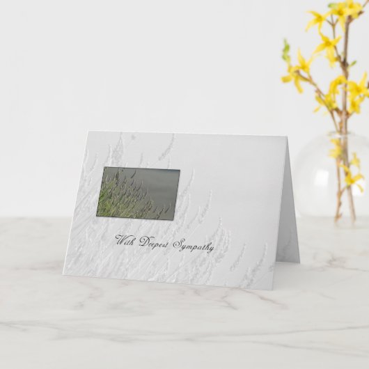 3660 Sympathie grass Kaart (Gele Bloem)