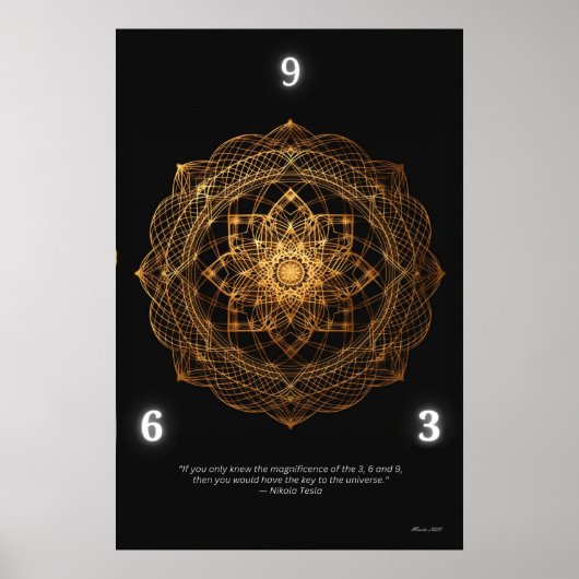 369 MANDALA WALL ART POSTER (Voorkant)