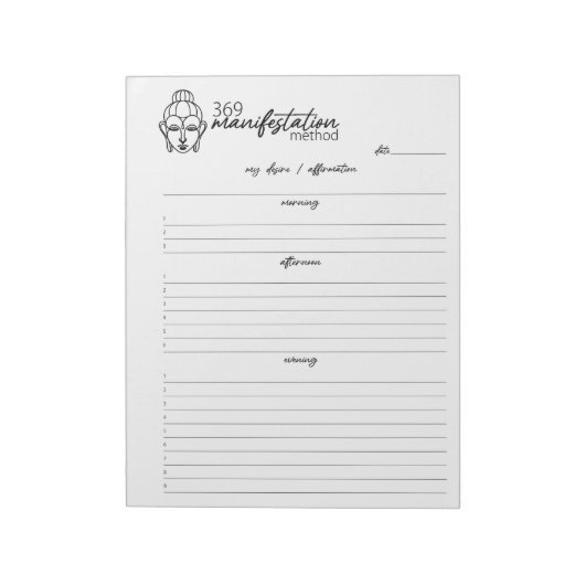 369 Manifestatiemethode, Aantrekkingsrecht Notitieblok (Linkerzijde)