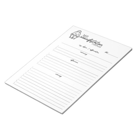 369 Manifestatiemethode, Aantrekkingsrecht Notitieblok (Schuin)