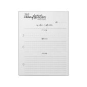 369 Manifestatiemethode, Aantrekkingsrecht Notitieblok (Linkerzijde)