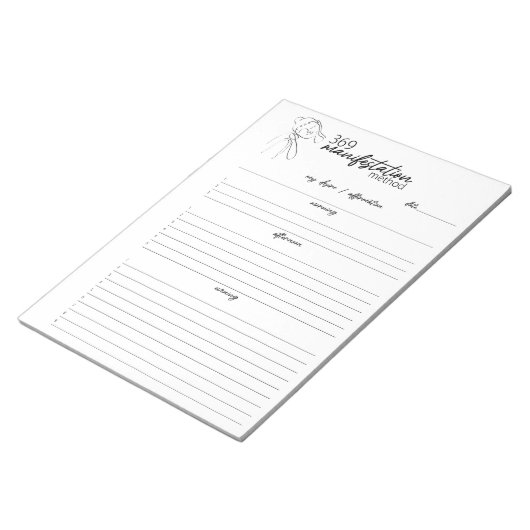 369 Manifestatiemethode, Aantrekkingsrecht Notitieblok (Schuin)