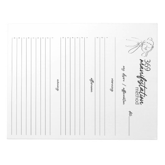 369 Manifestatiemethode, Aantrekkingsrecht Notitieblok (Voorkant)