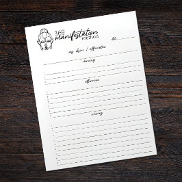 369 Manifestatiemethode, Aantrekkingsrecht Notitieblok