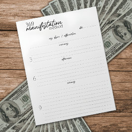 369 Manifestatiemethode, Aantrekkingsrecht Notitieblok