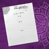 369 Manifestatiemethode, Aantrekkingsrecht Notitieblok