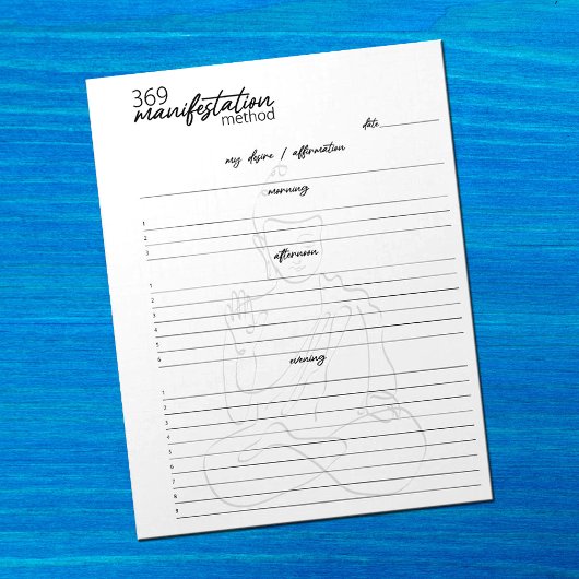 369 Manifestatiemethode, Aantrekkingsrecht Notitieblok