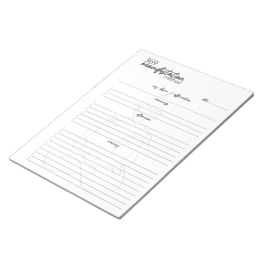 369 Manifestatiemethode, Aantrekkingsrecht Notitieblok (Schuin)