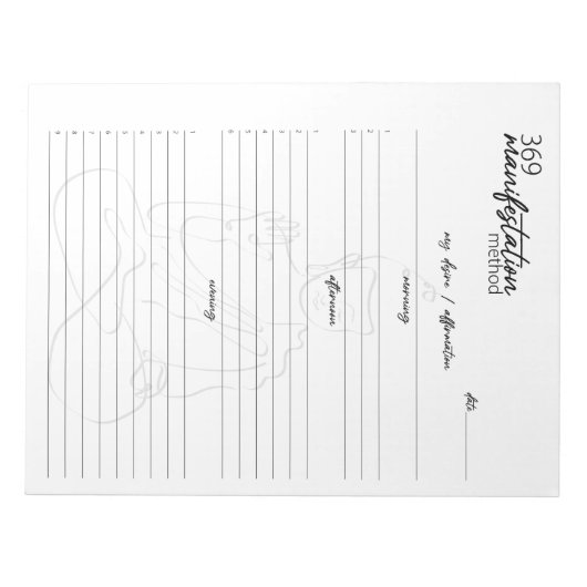 369 Manifestatiemethode, Aantrekkingsrecht Notitieblok (Voorkant)