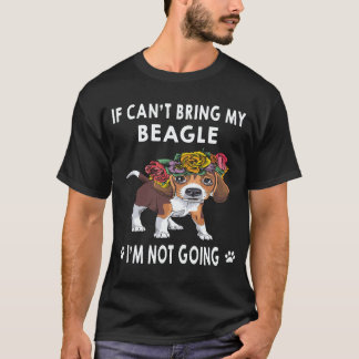 36 Als ik mijn Beagle niet kan meenemen, ga ik nie T-shirt
