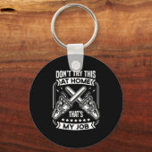 36.Arborist voor een boomtrimmer Sleutelhanger (Voorkant)