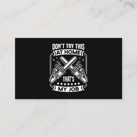 36.Arborist voor een boomtrimmer Visitekaartje (Voorkant)