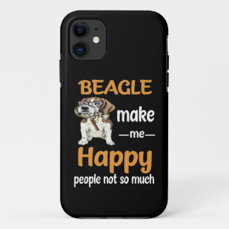 36 Beagle maak me gelukkig Case-Mate iPhone Case