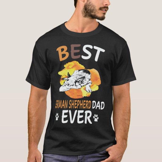 36 Beste Duitse Herders Vader ooit Duitse Herder T-shirt (Voorkant)