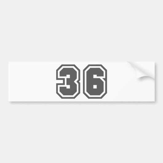 36 BUMPERSTICKER (Voorkant)