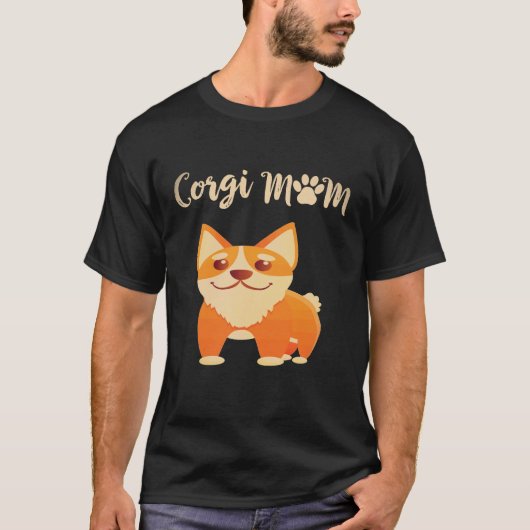36 Corgi Moeder Corgi T-shirt (Voorkant)