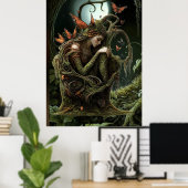 *~* 36 FD3 Earth Keeper Guardian Surreal Poster (Thuiskantoor)