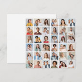 36 Foto Collage Editable Color Wenskaart (Voorkant / Achterkant)