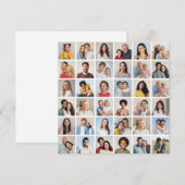 36 Foto Collage Editable Color Wenskaart (Voorkant / Achterkant)