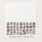 36 Foto Collage Voeg uw wensenpakket met kaarten t (Buitenkant ongevouwen)