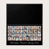 36 Foto Collage Voeg uw wensenpakket met kaarten t (Buitenkant ongevouwen)