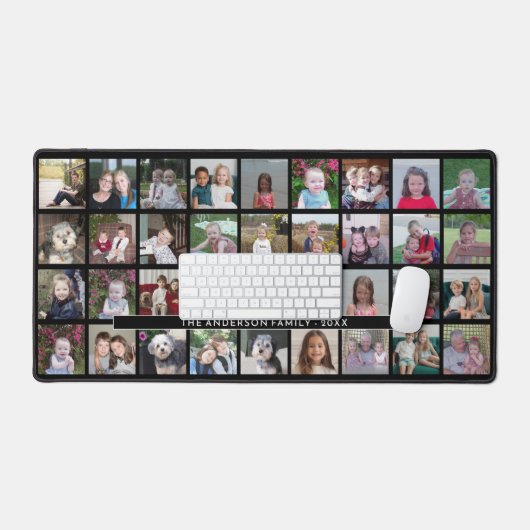 36 Fotocollage - 4 rijen 9 kolommen - zwart Bureaumat (Keyboard & Muis)