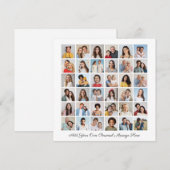 36 Fotocollage Voeg uw eigen Kaart met een begroet (Voorkant / Achterkant)