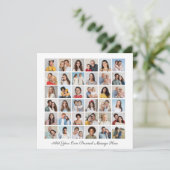 36 Fotocollage Voeg uw eigen Kaart met een begroet (Staand voorkant)