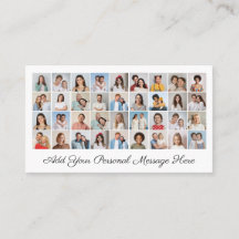 36 Fotocollage Voeg uw groet toe Bewerkbare kleur 